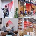 AMHEY Motion Sensor Door Chime, Wireless Motion Detector Alarm Indoor, Business Entry Alert Bell with Buzzer, Doorbell for Home/Garage Door/Store, USB/Battery Powered