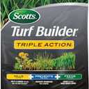 Scotts Turf Builder Triple Action1, Combination Weed Control, Weed Preventer, and Fertilizer, 25-0-2, 5,000 sq. ft., 14.10 lbs. (EXP 07/07/26)