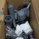 Steam Cleaner, Steam Cleaner for Home, Handheld Steam Cleaner with 16 Accessories and Automatic Steam Switch Suitable for Daily Cleaning of Living Rooms, Kitchens, Ovens and Tile Joints (White)