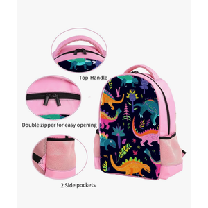 Travel Backpack,Work Backpack,Back Pack,Colorful Cartoon Dinosaurs,Backpack