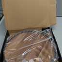 Acacia Wood 13" Lazy Susan Turntable Organizer for Table Top, Farmhouse Round Wooden Lazy Susan for Cabinet Kitchen Centerpieces Coffee Table, for Condiments Spices, Bathroom Vanity Tray Decor