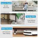 Bed Risers 1 inch, 2 inch, 3 inch, 4 inch Heavy Duty, Adjustable Furniture Riser for Table Desk Couch Sofa Chair Refrigerator Washing Machine, Stackable Bed Raisers Blocks (White 4 Pack, 1+1+1 inch)