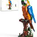 Macaw Parrot Building Sets, 1138 PCS Bird Animal Building Blocks for Adults Home Office Art Decor, STEM Building Toys Creative Display Gifts for Teens Boys and Girls 8-14