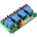 NOYITO 30A 4 Channel Relay Module High Low Level Trigger with Optocoupler Isolation Load DC 30V AC 250V 30A for PLC Automation Equipment Control, Industrial Control (4-Channel 12V)