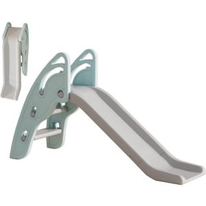 Toddler Slide Large Play Climber Slide PlaySet with Extra Long Slipping Slope Indoor Slide Kids Slide Toddler Playground Toddler Slide Outdoor Toys for Toddlers (Blue)