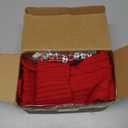 XIMISHOP 4PCS Christmas Stockings with Name Tags, 18inch Large Personalized Cable Knitted Xmas Hanging Stocking Decorations for Holiday Christmas Party Family Decor (Red)