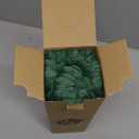 Kevin Textile Soft Corduroy Throw Pillow Covers Pack of 2 Plush Striped Decorative Square Large Euro Cushion Covers Accent Boho Home Decor for Couch Sofa Bed Festivals Gift 24x24 Inch, Christmas Green