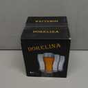 Beer Glasses Set of 4, 17 OZ Pint Glasses Pilsner Glasses for Father, Beer Mug Gifts for Men