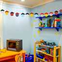 2 x Shellwei 24 Pack Christmas Cartoon Ornament Wooden Inspired Cartoon Hanging Xmas Party Tree Ornament Western Cowboy Christmas Supplies for Crafts Holiday Decor