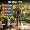 AIVOLT Electric Pressure Washer, Anti-Tipping 4-Wheel Power Washer