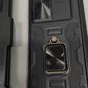 Caka for Z Fold 4 Case, Galaxy Z Fold 4 Case with Kickstand & Belt-Clip Holster Camera Cover with Built-in 360°Rotate Ring Stand Magnetic Case for Samsung Galaxy Z Fold 4 -Black