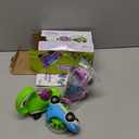 Hand2Mind Popping Fidget Cars - Suction Cup Toys for Fine Motor Skills, Toddler & Preschool Sensory Play, Anxiety Relief (Set of 3)