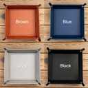 Personalized Leather Catchall Gift for Dad - Empty Your Pockets Daddy - Custom Valet Tray for Dad for New Dad - Christmas Birthday Gifts for Dad