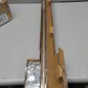 Ivilon Drapery Window Curtain Rod - End Cap Style Design 1 Inch Pole. 28 to 48 Inch Color Warm Gold