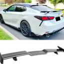 Toyota Camry Spoiler 57inch Rear Spoilers Compatible with 2018-2023 Toyota Camry,Honda Accord Glossy Black PP Universal Trunk Spoiler Wing for Sedan