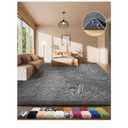 Ophanie Area Rugs for Living Room Bedroom, Washable Non-Slip Fluffy Soft Grey Shag Carpet, Indoor Floor Gray 4x6 Fuzzy Shaggy Living Room Plush Rug for Kids Home Dorm Decor Aesthetic