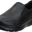 Skechers Men's Bronwood (7, Black Leather)