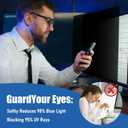 24-inch Computer Monitor Privacy Screen, anti-blue light & Anti- spy & Anti-glare, Suitable for use in Office, Cafe And Other Public Area(2-Pack)