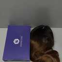 HAIRCUBE Ombre Brown Wigs with Bangs Synthetic Women's Wig Long Wavy Layered Heat-Resistant Wig for Daily Use Natural and comfortable