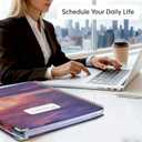 Yoment 2026 Planner Weekly and Monthly 8.5"x11" Large Hardcover Planner from Dec 2025 - Dec 2026 13 Months Calendar Academic Planners for Women Men Agenda Daily Weekly Yearly Planning with Tabs, Cloud