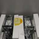 FEMILA 15" Exterior Wall Sconce, 2-Pack Outdoor Waterproof Wall Lights Fixture, Anti-Rust Matte Black Finish with Water Ripple Glass,4FD54B-2PK BK-SD