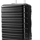 Lekesky 16 Inch Underseat Carry On Luggage Airline Approved, Small Hard Shell Suitcase with TSA Lock Spinner Wheels, Lightweight Personal Item Carry-On for Travel, Black