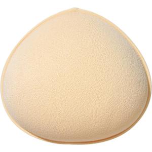 Mastectomy Breast Forms,Foam Latex Spiral Breast Prosthesis for Mastectomy Bra Breathable Breast Insert Pads(1 Piece) (Medium, Beige)