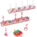 MAYEEN Lovely Nail Stand for Press Ons Upgraded Raised Nail Holder For Painting Nails Press On Nail Stand Nail Holders For Press On Nail Art Nail Practice Display Nail Kit Home DIY Salon Supplies (Multicolor)