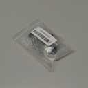 Rubber Feet for Cutting Board with Stainless Screws, 12 Pieces Non Slip Rubber Bumper Feet for Electronics 13/16" W x 3/8" H