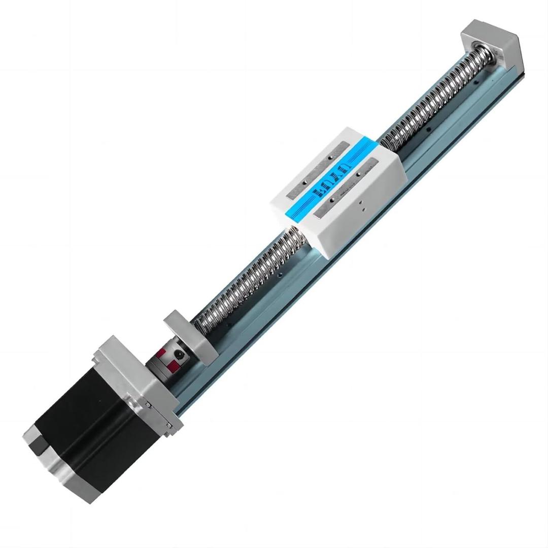 FUYU FSK40J Linear Guide Linear Module Ball Screw Motorized for CNC Linear Stage with Nema 23 Stepper Motor 600mm Stroke Work Size