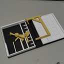 PlayBook'd Magnetic Game Book for Adults Hangman Chess Backgammon Mancala & Spelling Challenge Portable Travel Board Game Set in White 15 Years Old+(1PCS)