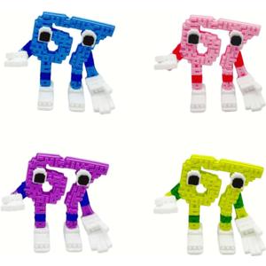 4PCS Steal a Brainrot 67 Collectible Figures, 2.7 Inch Adorable Set Brainrot Six Seven Gift for Fans