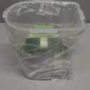 TBMax Small Rice Storage Container -5 Lbs Cereal Dispenser with Measuring Cup, Airtight Dry Food Container Bin for Kitchen Pantry Storage Organization -Green