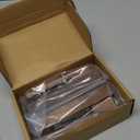 Wood Towel Hooks -Set of 2 Self Adhesive Vintage Towel Holder Wooden Wall Mounted Towel Racks for Bathroom and Kitchen Home Decor- Quick Drying, Firmly Holds Towel (Walnut)