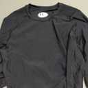 Under Armour Men's HeatGear Compression Long-Sleeve T-Shirt (Medium, Black (001)/White)