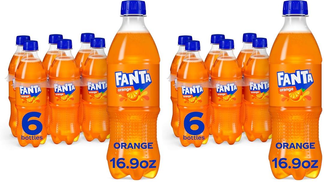 Fanta Orange Soda | Soft Drink | 16.9 fl oz | 12 Pack x 2 | BBD 02/09/26