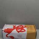 7 Ruby Road Large Cat Scratcher Wall Mounted - Refillable Sisal Scratch Pad - Cute Scratching Post for Indoor Cats and Kitten - Tall Vertical Mount - Modern Wooden Cat Wall Furniture and Scratchers