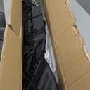 12X6FT Soccer Goal, Portable Soccer Goals for Backyard, Easy to Carry, Easy to Install, Comes with 1 Carry Bag, 4 Ground Nails, Youth and Adult Training Equipment. (Black&Red)