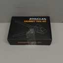 Heavy Duty Grommet Tool Kit of 1/2" 5/16" and 3/8",Multi Size Handheld Eyelet Tool Plier Rivet Press with 900 pcs Silver Grommets for Tarp Leather Fabric