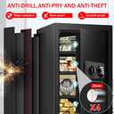 6.0 Cub Large Fireproof Safe Box for Home Use, Digital Security Safes Fireproof Waterproof with Combination Lock and 3 Removable Shelves, Anti-Theft Home Fire Safe for Document Money Valuables