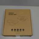 Modern Ceiling Light Fixture, 3 Rings Dimmable Flush Mount Ceiling Light with Remote Control, Gold Close to Ceiling Lighting Fixtures for Bedroom Living Room Dining Room Kitchen Ceiling Lamp