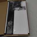 Single LCD Computer Monitor Free-Standing Desk Stand Mount Riser for 13 inch to 32 inch screen with Swivel, Height Adjustable, Rotation, Vesa Base Stand Holds One (1) Screen up to 77Lbs(HT05B-001)) (Black)