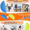 Plantar Fasciitis Insoles for Men & Women,High Arch Support Insoles for Pain Relief, 220+lbs Removable Insoles for Flat Feet,Birthday Gifts for Men Women Dad Mom,Stocking Stuffers Christmas GiftsL