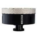3-1/2" Dry Diamond Hole Saw,Diamond Core Bit for Granite Tiles Quartzite Marble Concrete Porcelain Ceramic Stones for Angle Grinders
