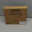 KENDO Hole Saw Set,23Pcs Hole Saw Kit with 3/4" to 6" (19-152mm) Saw Blades,Forstner Bit Set,Mandrels,Drill Bits,Installation Plate,Hex Key for Soft Wood,Plastic,PVC Board,Drywall with Storage Case