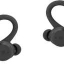 live iLive IAEBTW59B Truly Wireless Bluetooth Earbuds, Sporty Hook, Charging Case, IPX Waterproof, Neon Yellow/Black (One Size)