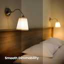 Feit Electric BPA1540N/827/LED/2 Decorative Clear Glass Filament LED Dimmable 40W Equivalent Classic A15 Light Bulb (Pack of 2), Soft White