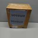 JHY DESIGN Set of 2 Rustic Decorative Lanterns 10" H Vintage Hanging Lantern Metal Candleholder for Indoor Outdoor, Events, Parities, Patio and Wedding(White with Gold Brush)