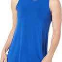 Amazon Essentials Women's Swing Tank (Also in Plus Size) (Medium, Cobalt Blue)