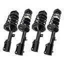 PHILTOP Front Rear Struts for 2007-2009 Camry LE/XLE 2.4L, Hybrid, CE 2009-2011 Camry LE/XLE 2.5L, Base 2010-2011 Camry 2.4L, 172307/172308/172309/172310 Complete Quick Struts Shocks Absorber